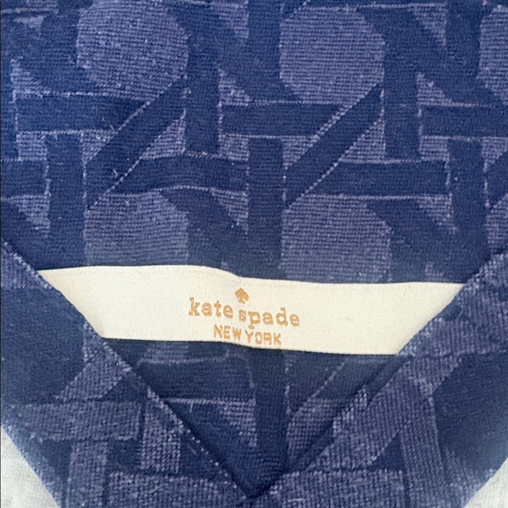 KATE SPADE 70” ROUND TABLECLOTH & 4 NAPKINS - Picture 3 of 4